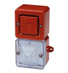 Combi SONFL1-H LED HO 24vDC [red] RED 105dB(A) Perm./Blink IP66 10T 10-30vDC